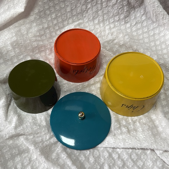 Vintage Snack Bowls Mid Century Nesting Bowls - Picture 5 of 14